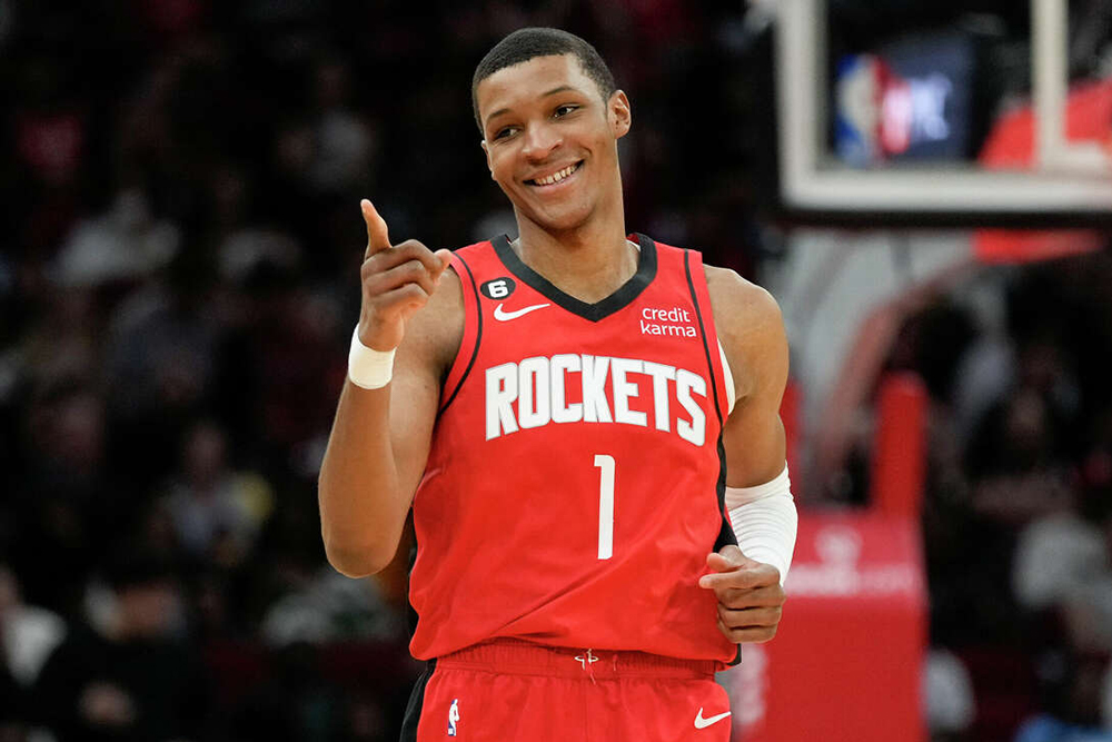Jabari Smith Jr được pick ở lượt thứ 3 NBA Draft 2022, hiện đang chơi mùa giải tân binh cho Houston Rockets