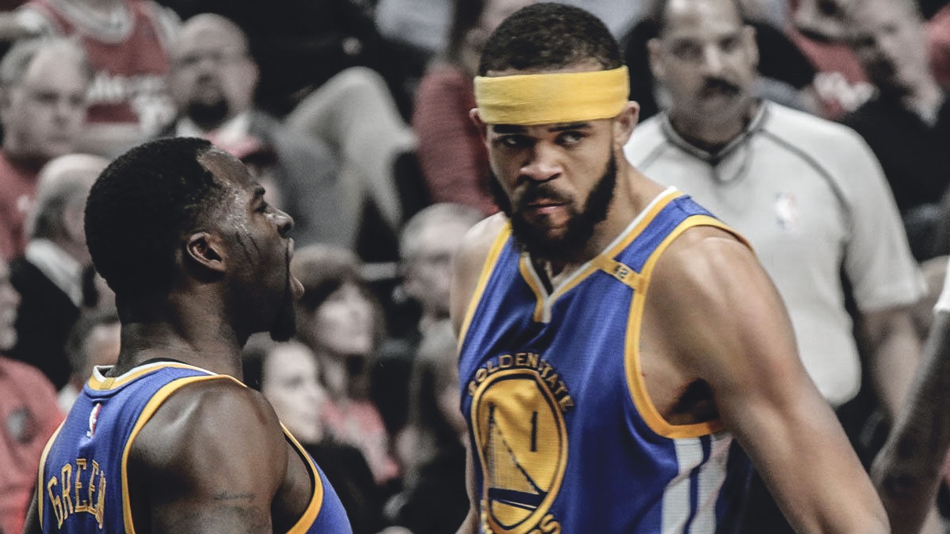 JaVale McGee và Green trở thành bộ đôi đáng sợ trong vòng hình thang.