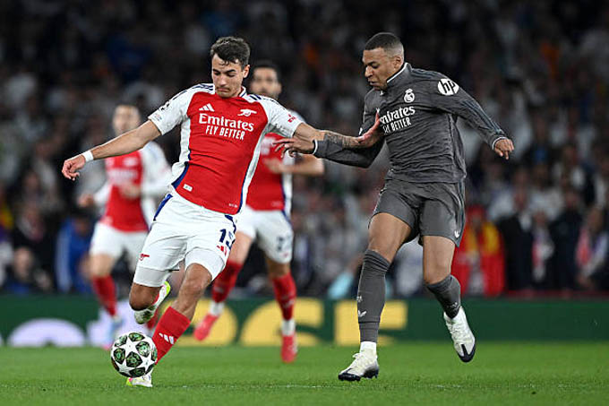 Mbappe không thể tỏa sáng trước Arsenal như kỳ vọng