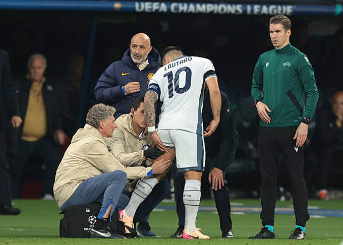 Inter hồi hộp chờ kết quả kiểm tra của Lautaro Martinez