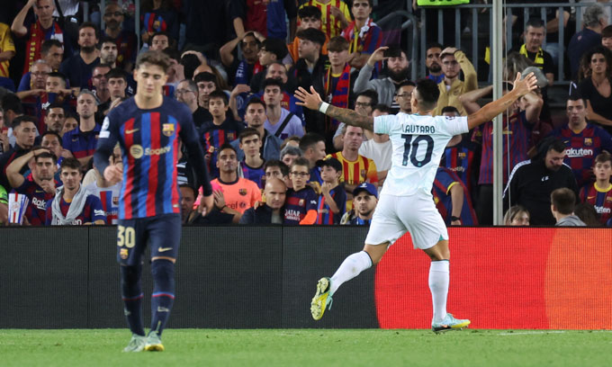 Lautaro đang có phong độ cao tại Champions League mùa này