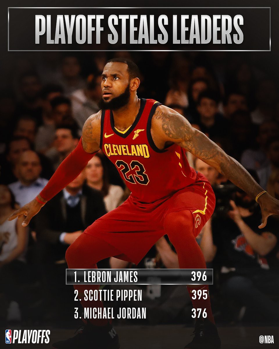 LeBron vượt mặt Scottie Pippen trên bảng xếp hạng.