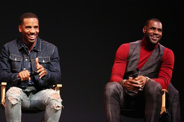 Maverick Carter (trái) là cánh tay phải đắc lực của LeBron James