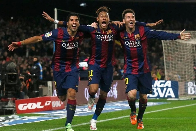So với "tam tấu" huyền thoại M-S-N, hàng công của Barca ở mùa này không hề kém cạnh