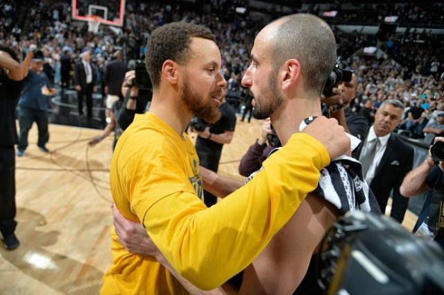 Curry thể hiện sự ngưỡng mộ dành cho Ginobili