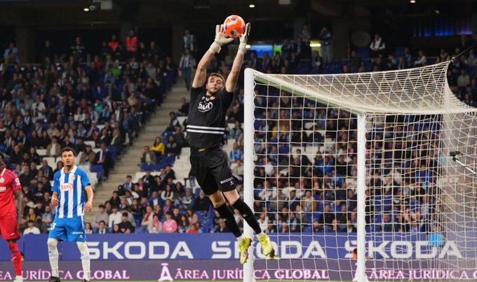 Joan Garcia đang là thủ môn có số pha cứu thua nhiều nhất La Liga mùa này