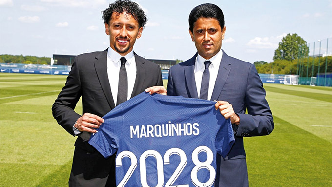 Marquinhos như một biểu tượng của PSG, nếu đi đến hết hợp đồng, anh sẽ có 15 năm gắn bó với CLB