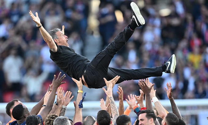 Luis Enrique đã kiến tạo nên một PSG đoàn kết và giàu tinh thần đồng đội