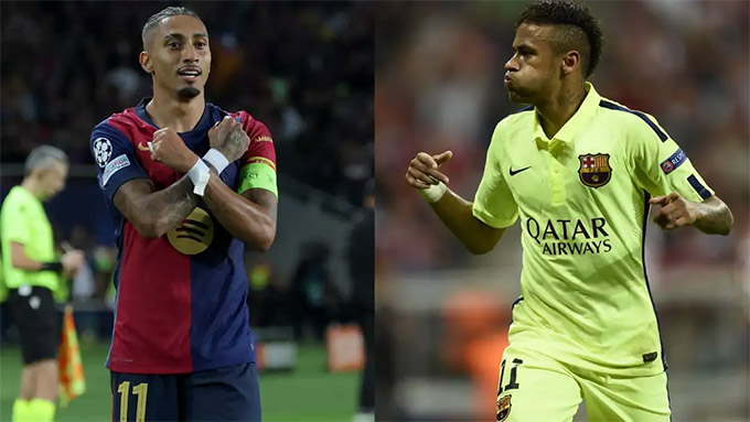Raphinha nhiều lần làm người hùng cho Barca ở mùa này