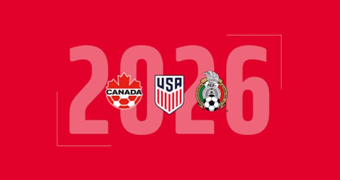World Cup 2026 sẽ được tổ chức tại 3 quốc gia là Canada, Mỹ và Mexico