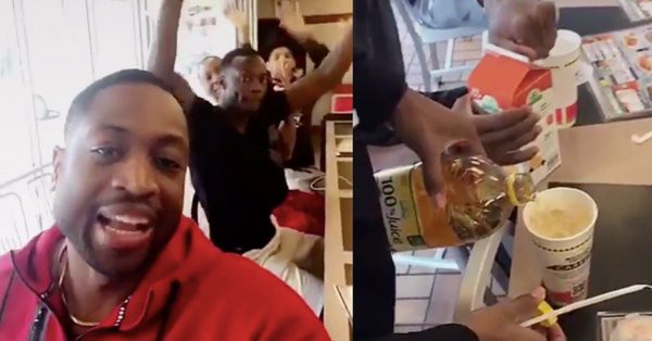 Dwyane Wade bao trọn nhà hàng để mời đồng đội bữa sáng